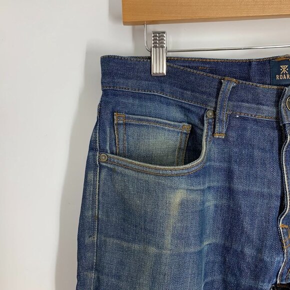 Roark Men's HWY 133 Slim Straight Cotton Pocket Classic Denim Jeans Size 32x32 - Picture 3 of 14